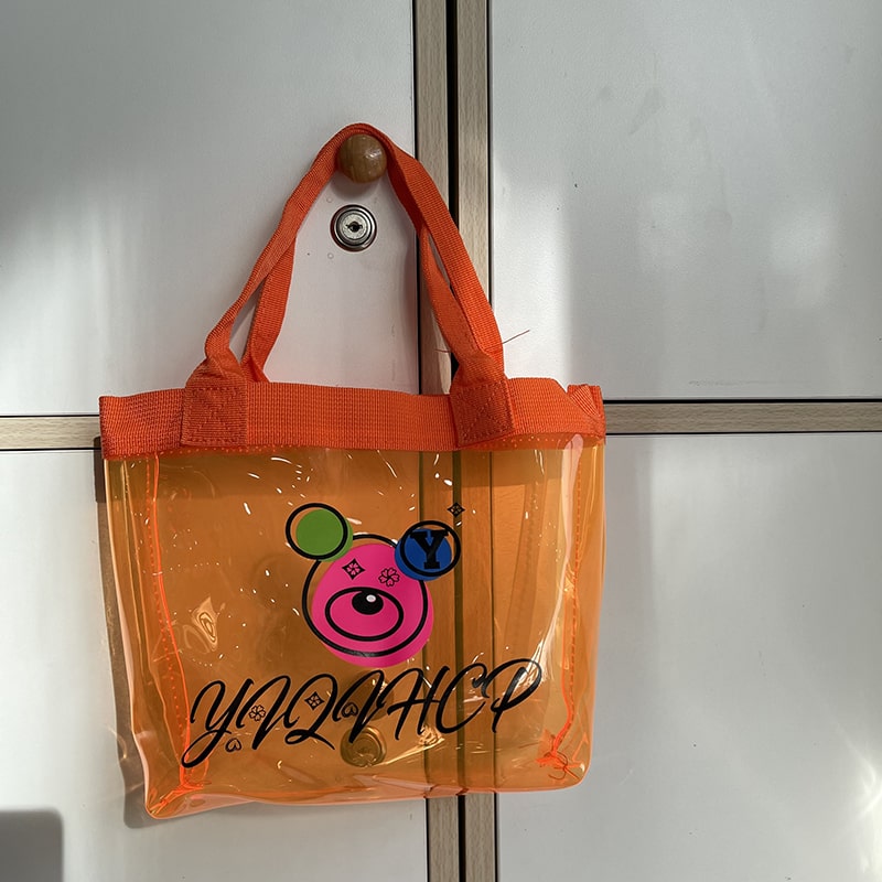 Túi nhựa TN01 màu cam cho bé